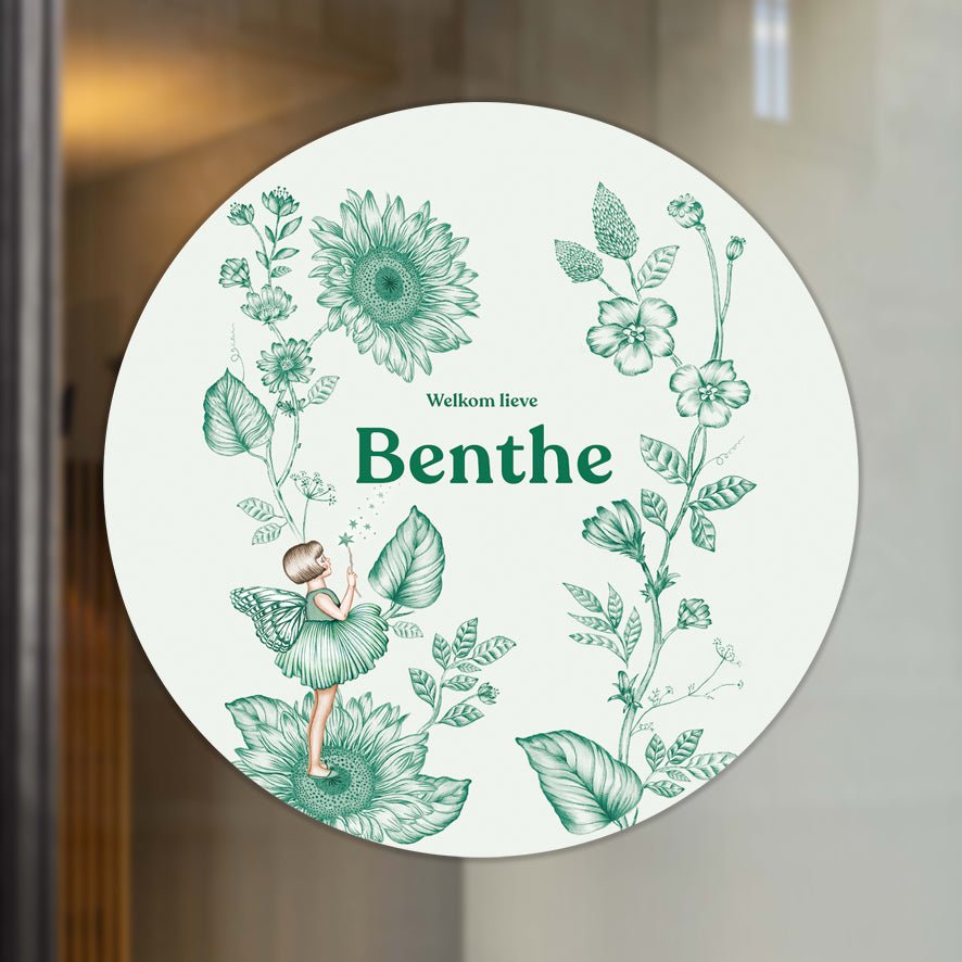 Raamsticker Little Elf Green - Story of July