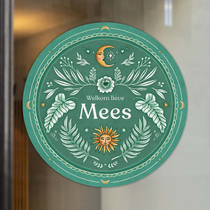 Raamsticker Moonchild Green - Story of July