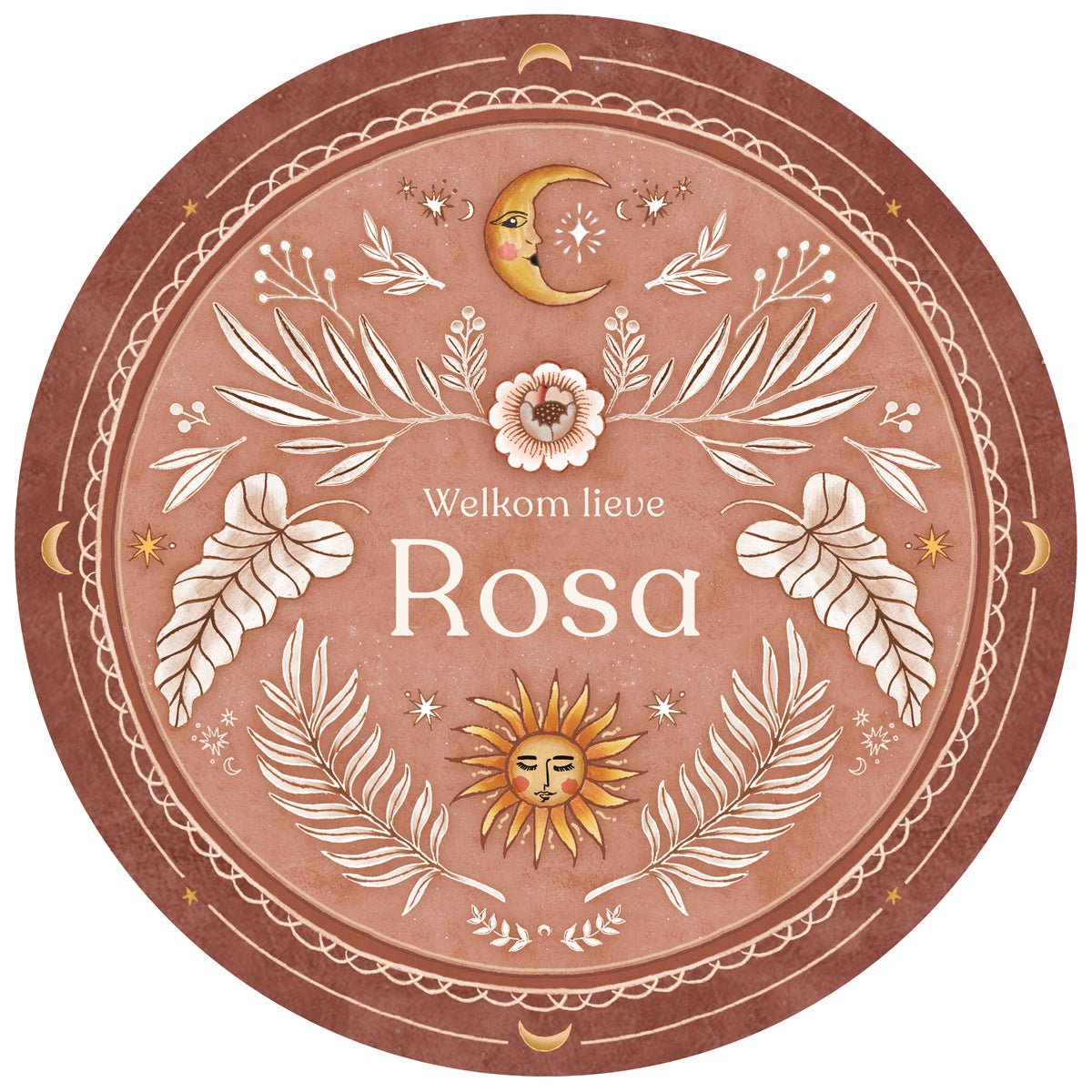 Raamsticker Moonchild Terra - Story of July