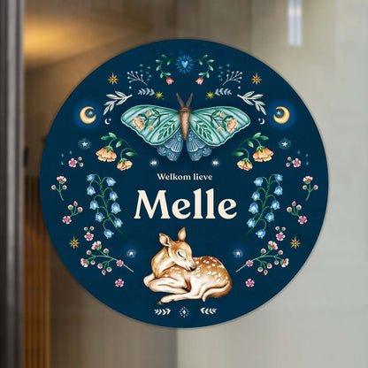 Raamsticker Oh Dear Butterfly - Story of July