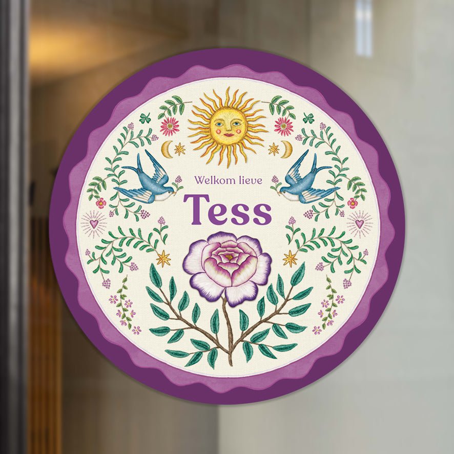 Raamsticker Sparrowbirds - Story of July