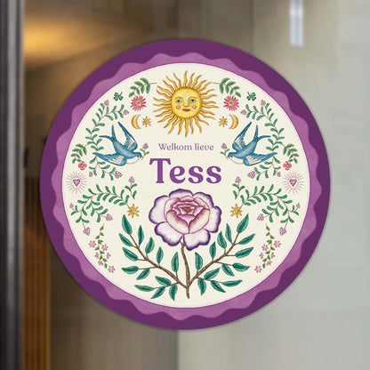 Raamsticker Sparrowbirds - Story of July