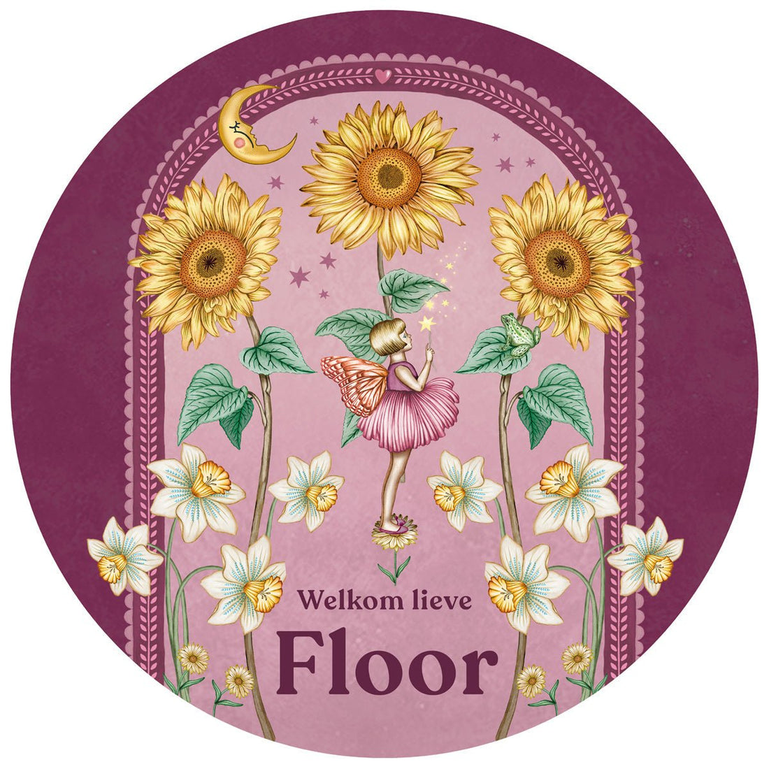 Raamsticker Sunflowers - Story of July