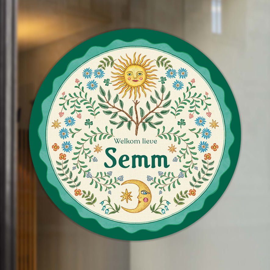 Raamsticker Under The Sun Green - Story of July