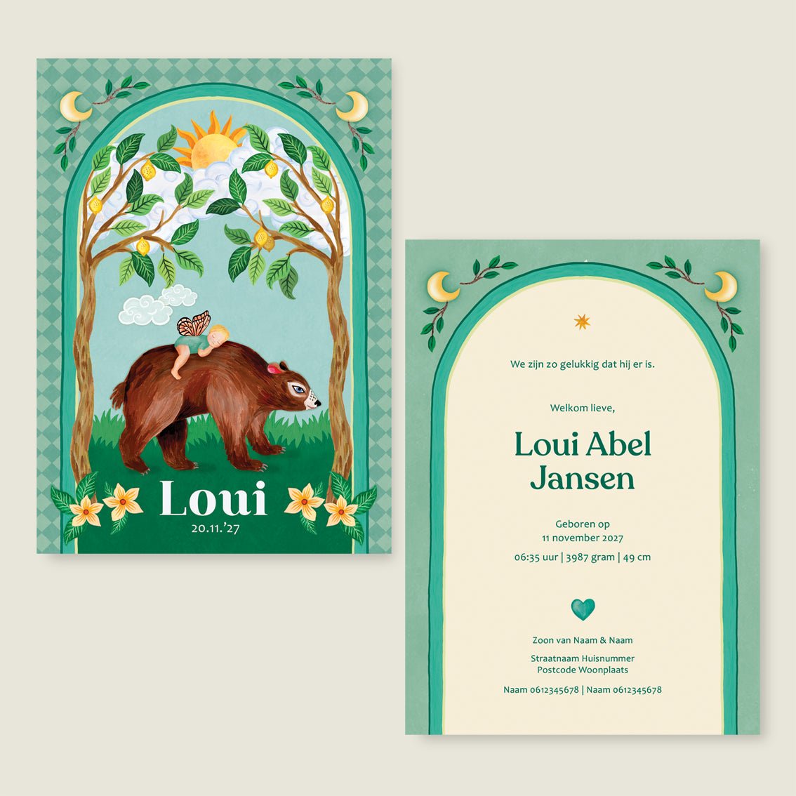 Sample Baby Bear - Story of July