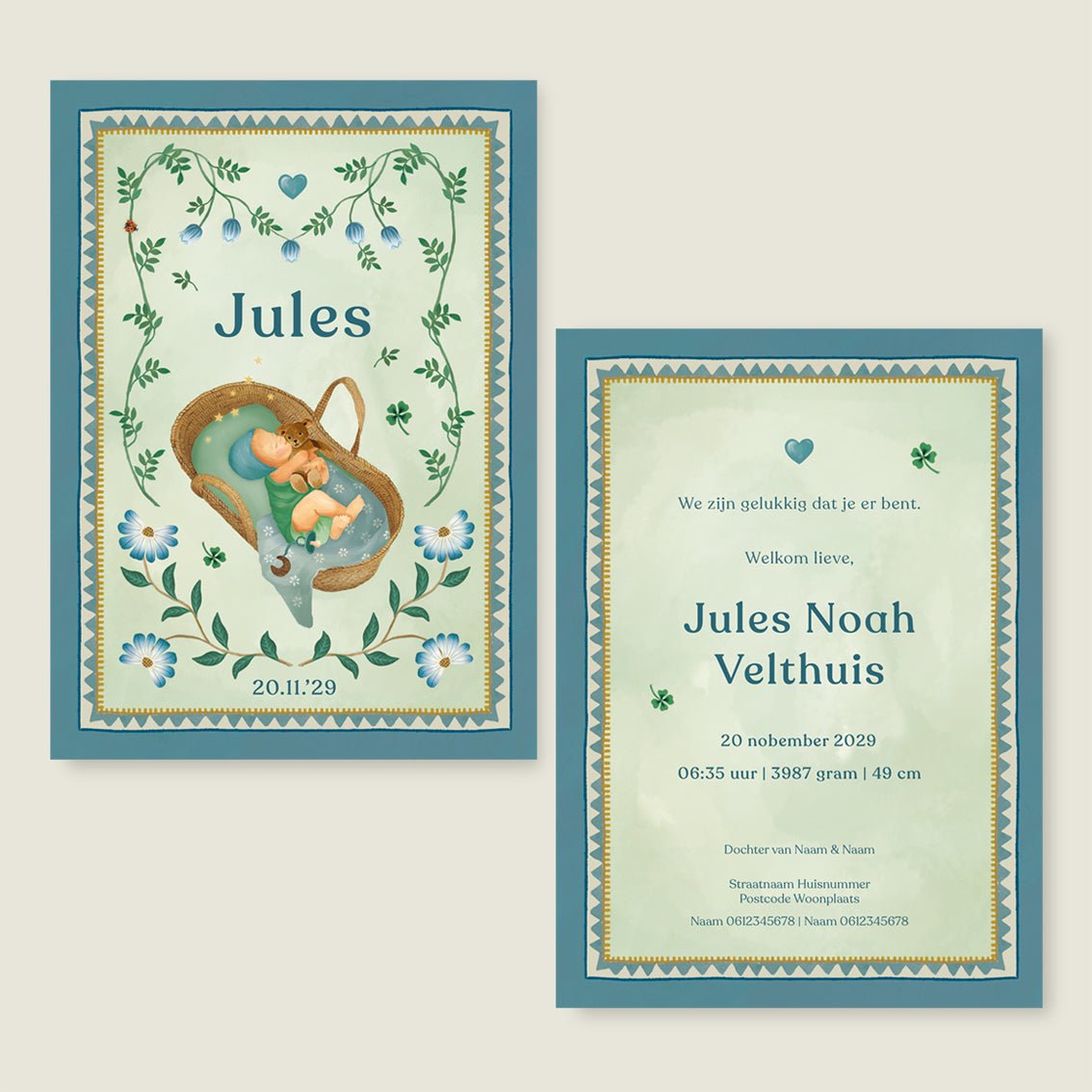 Sample Baby Blue - Story of July