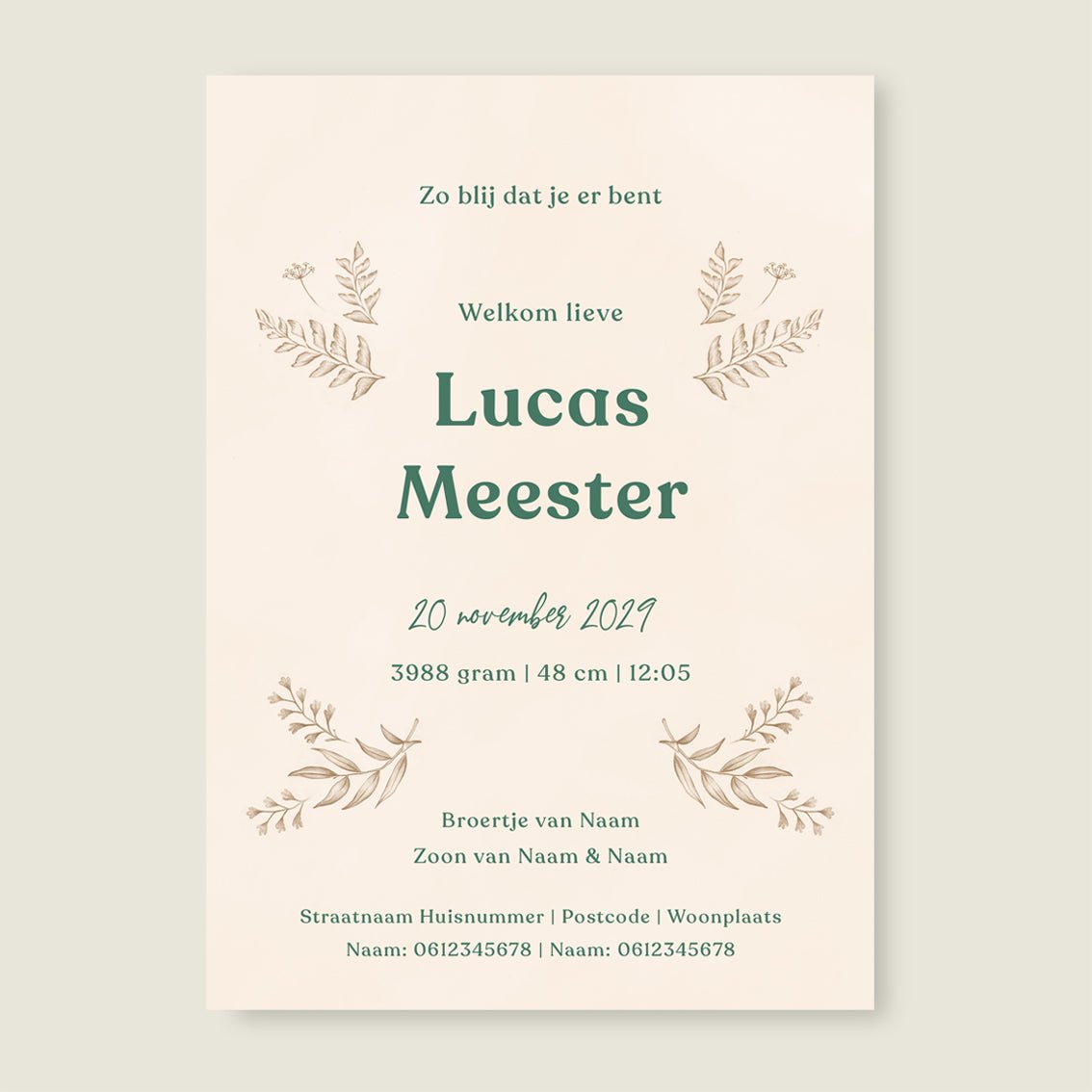 Sample Baby Quilt Green - Story of July