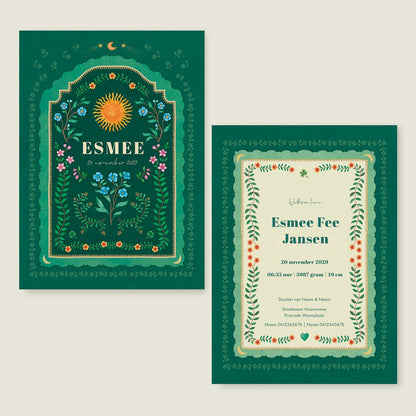 Sample Blooming Sun Green - Story of July