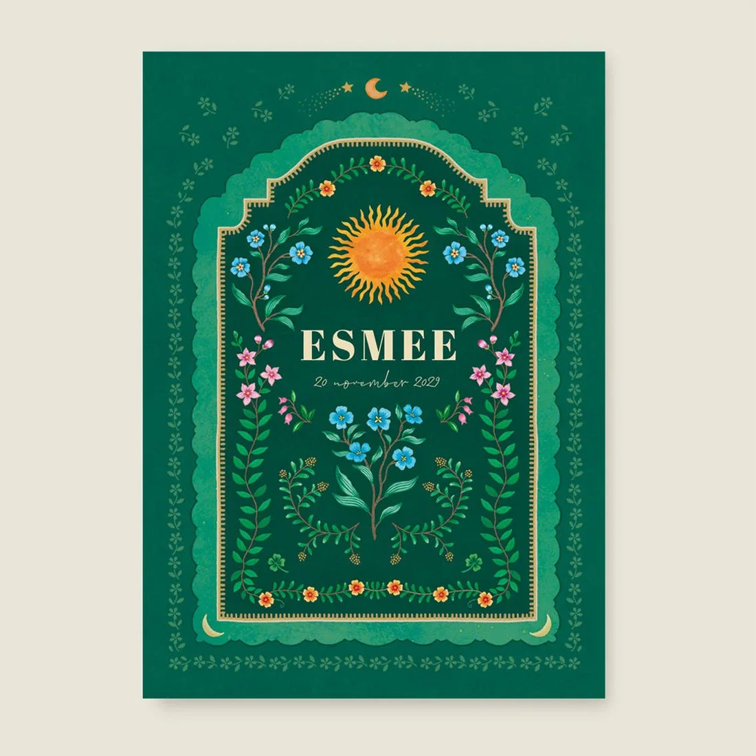 Sample Blooming Sun Green - Story of July