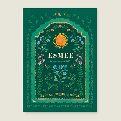 Sample Blooming Sun Green - Story of July