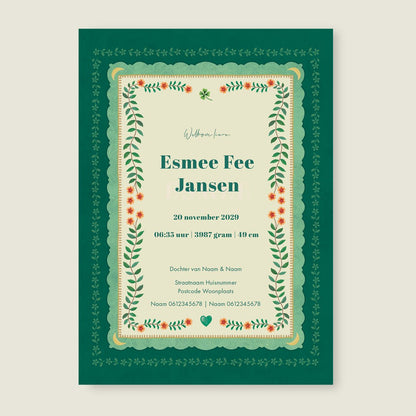 Sample Blooming Sun Green - Story of July