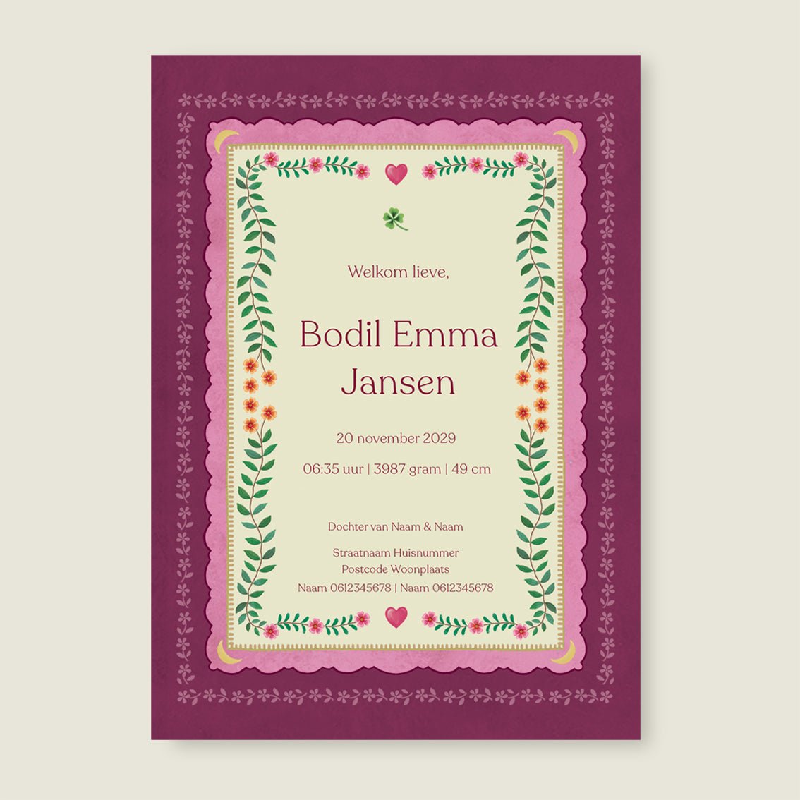 Sample Blooming Sun Red - Story of July