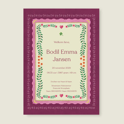 Sample Blooming Sun Red - Story of July