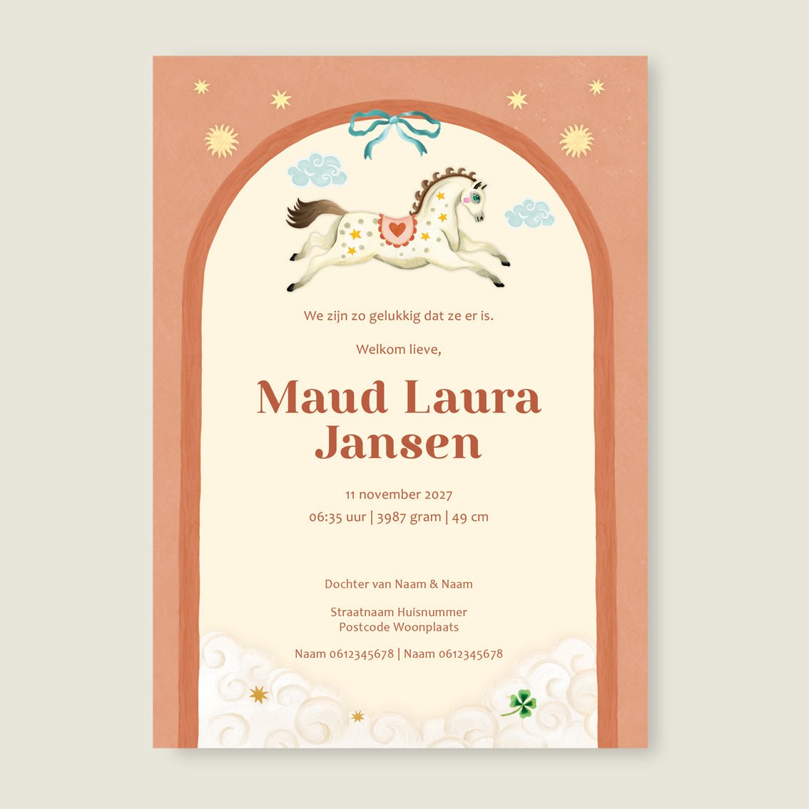 Sample Bow Horse Balloon - Story of July