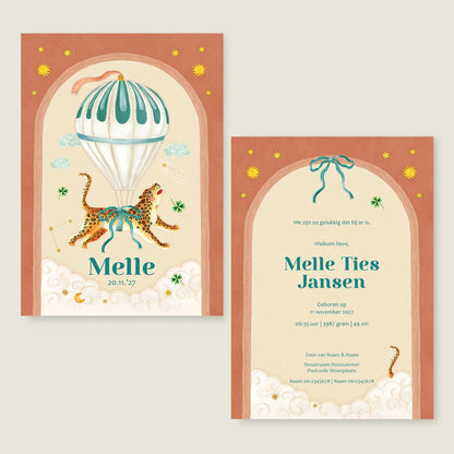 Sample Bow Panther Balloon - Story of July