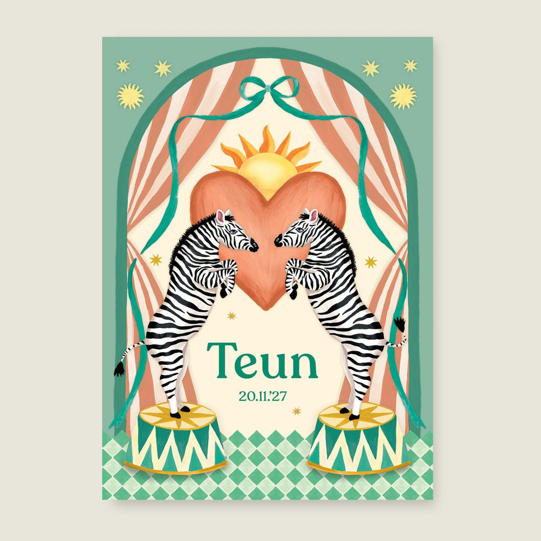 Sample Dancing Zebras - Story of July