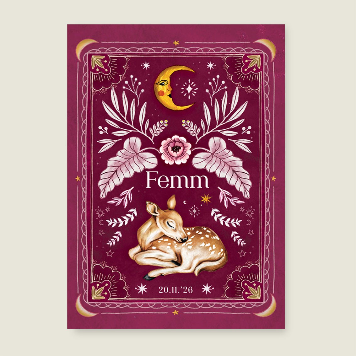 Sample Dear Moon Red - Story of July