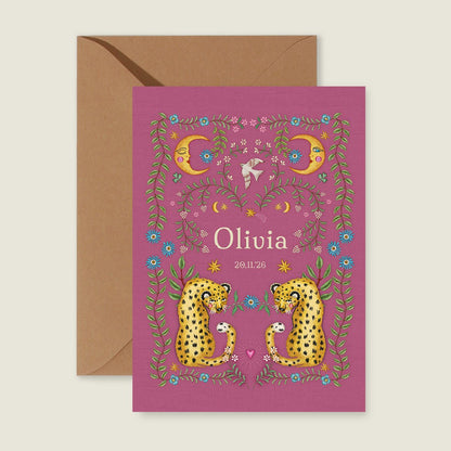 Sample Embroider Panter Pink - Story of July