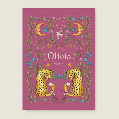 Sample Embroider Panter Pink - Story of July