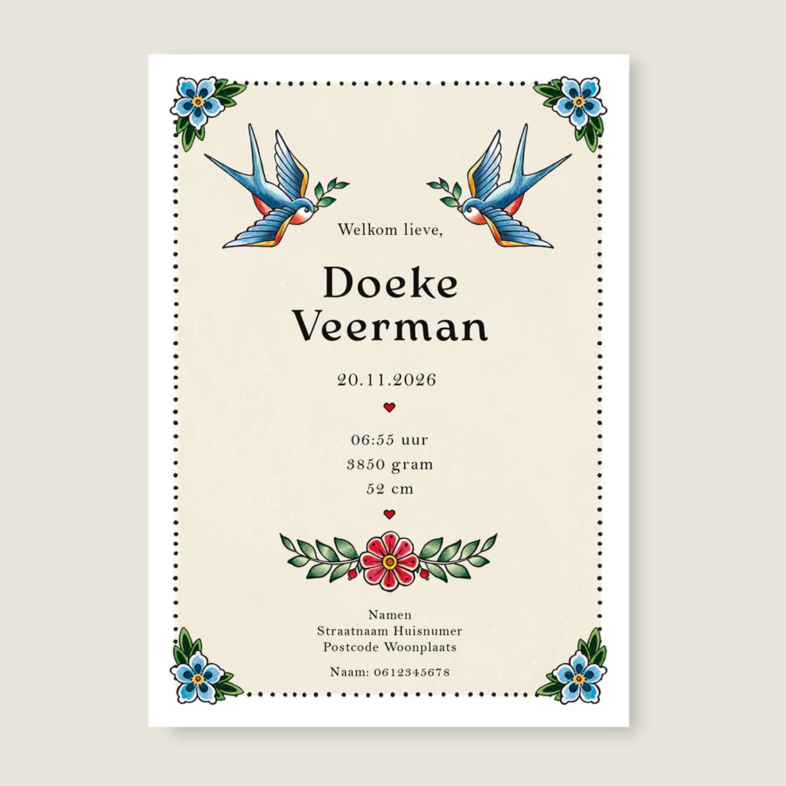 Sample Flower Baby - Story of July