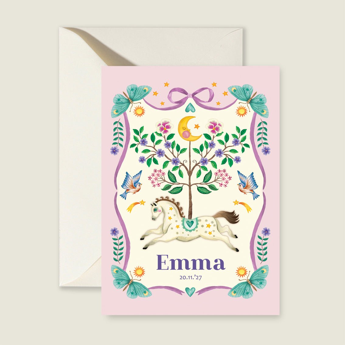 Sample Horse And Butterflys - Story of July