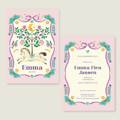 Sample Horse And Butterflys - Story of July