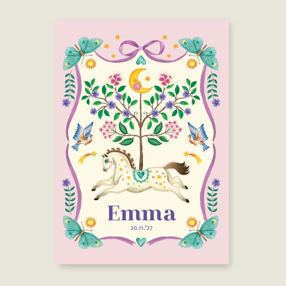 Sample Horse And Butterflys - Story of July