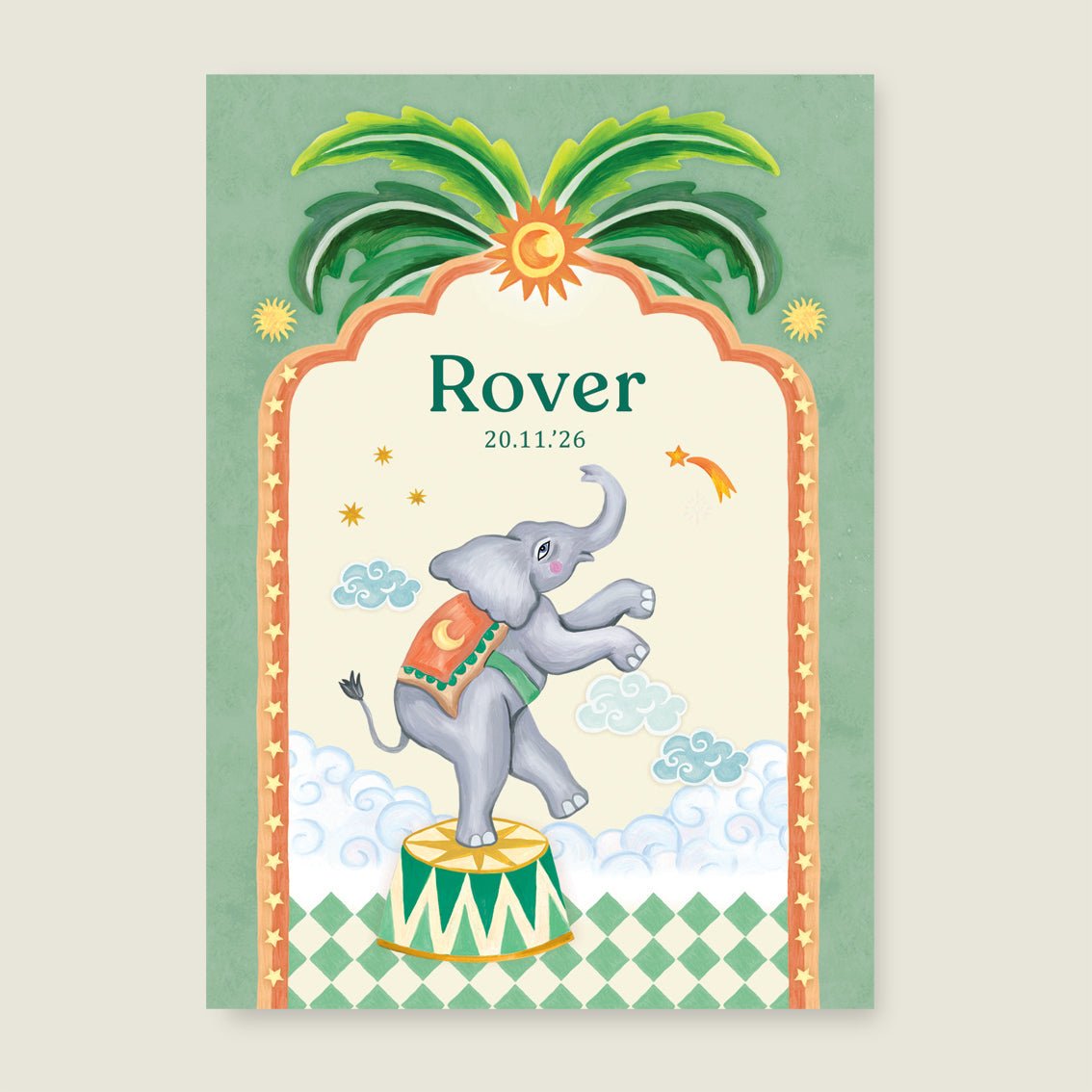 Sample Lovely Elephant - Story of July