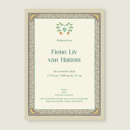 Sample Moon Moth Offwhite - Story of July