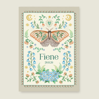 Sample Moon Moth Offwhite - Story of July