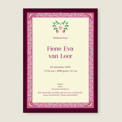 Sample Moon Moth Red - Story of July