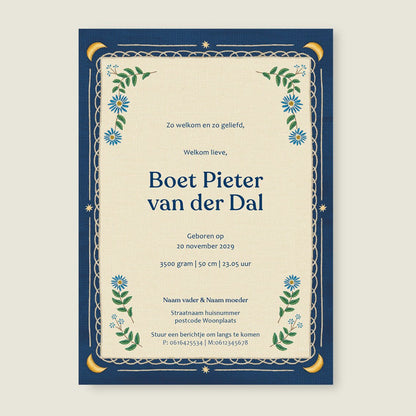 Sample Sleep Tight Dark Blue - Story of July