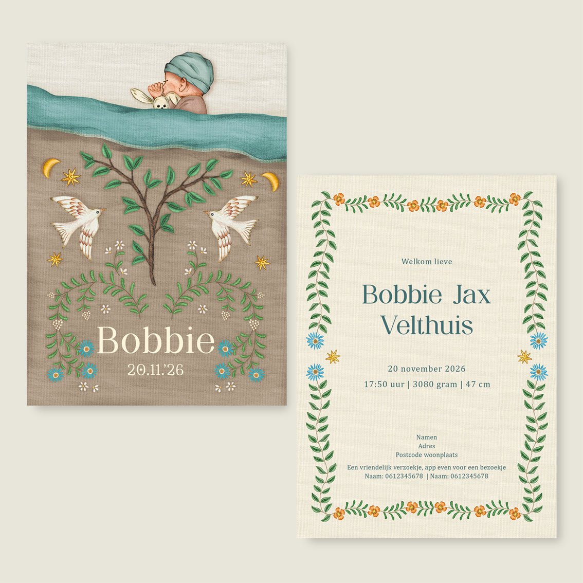 Sample Sleep Tight Khaki - Story of July