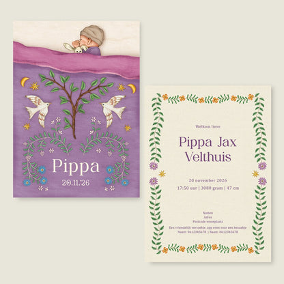 Sample Sleep Tight Paars - Story of July