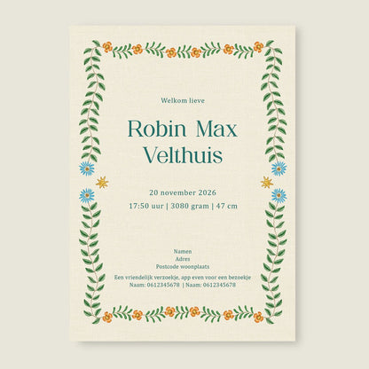 Sample Sleep Tight Swan Green - Story of July