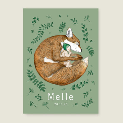 Sample Sleeping Fox Green - Story of July