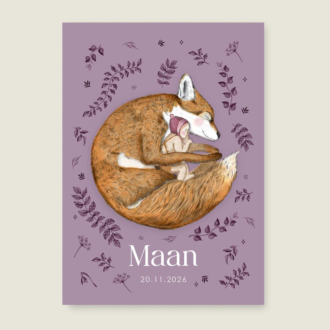 Sample Sleeping Fox Lila - Story of July