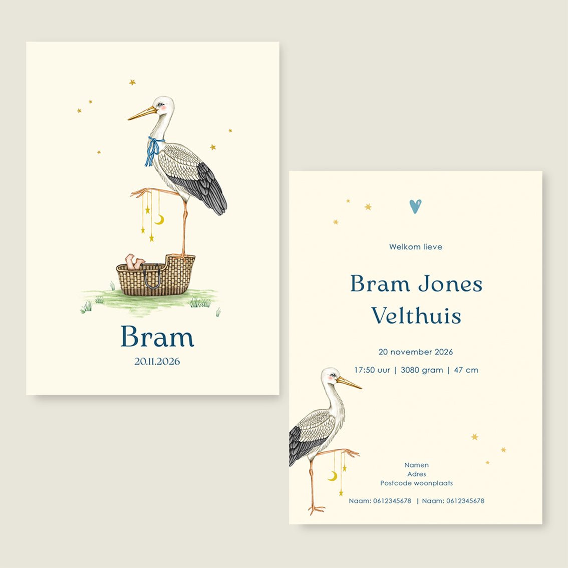 Sample Stork Basket - Story of July