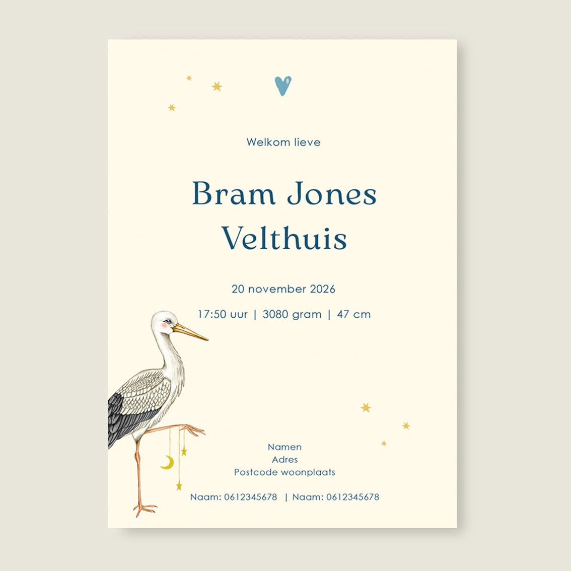 Sample Stork Basket - Story of July