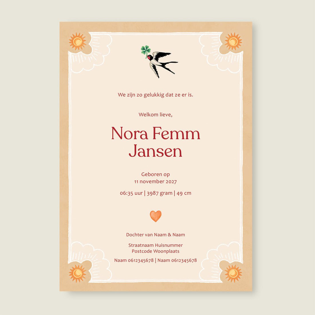 Sample Swan And Sparrows - Story of July