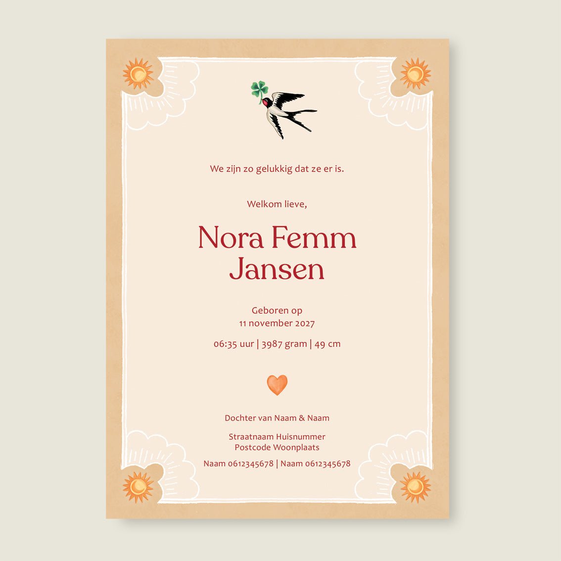 Sample Swan And Sparrows - Story of July