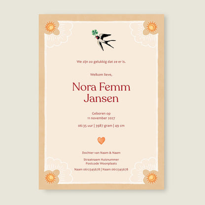 Sample Swan And Sparrows - Story of July