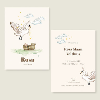 Sample Swan Basket Offwhite - Story of July