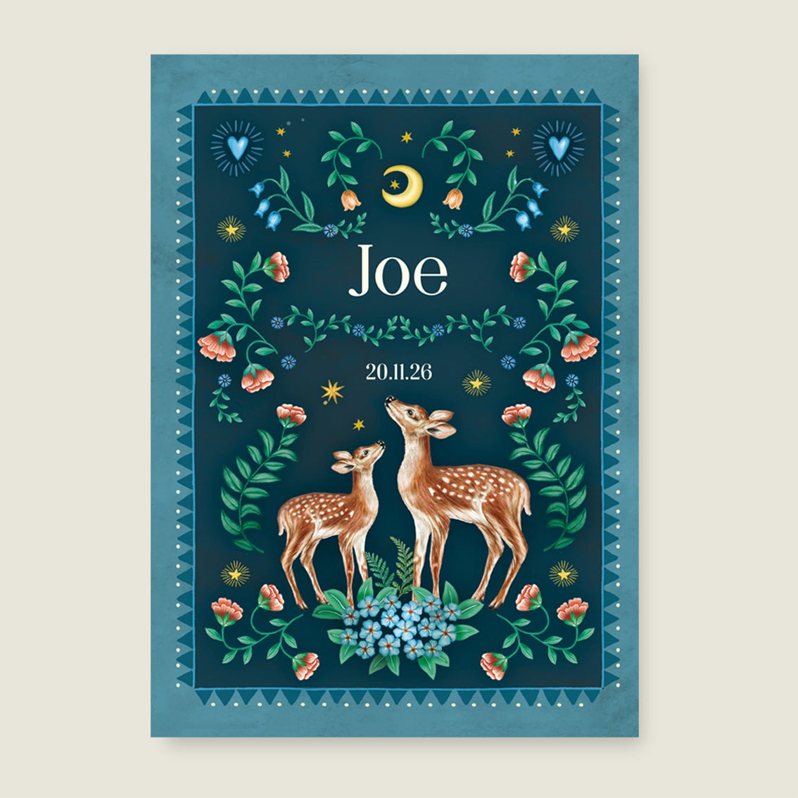 Sample Two Dear Moonlight Blue - Story of July