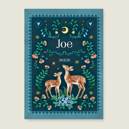 Sample Two Dear Moonlight Blue - Story of July