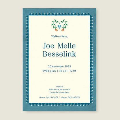 Sample Two Dear Moonlight Blue - Story of July