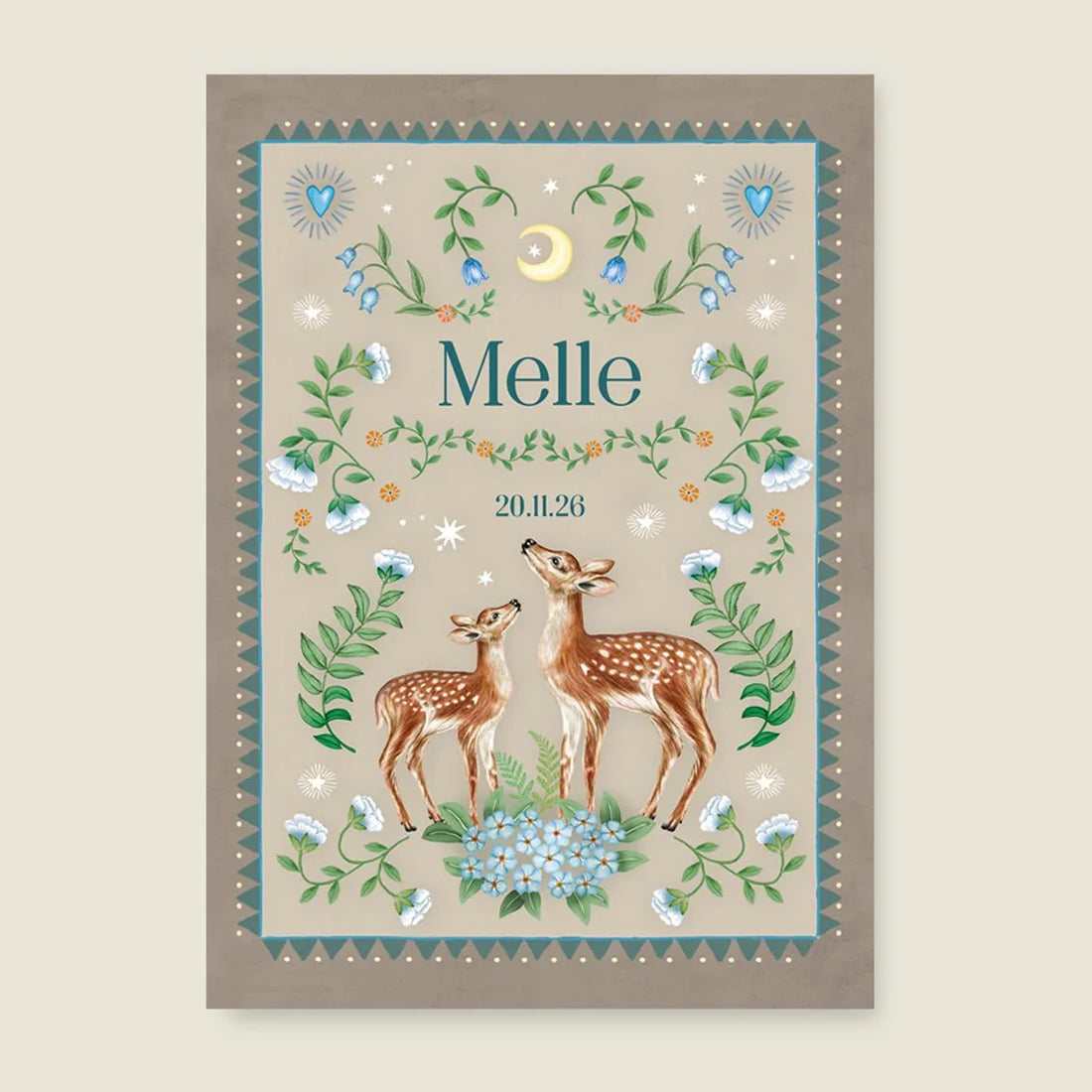 Sample Two Dear Moonlight Khaki - Story of July