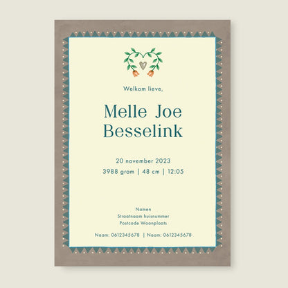 Sample Two Dear Moonlight Khaki - Story of July