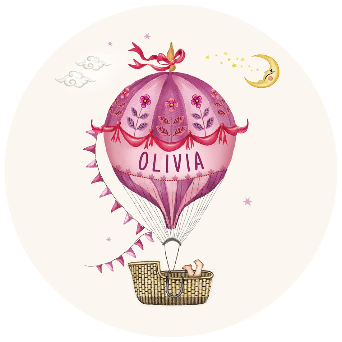 Tuinbord Baby Balloon Purple - Story of July