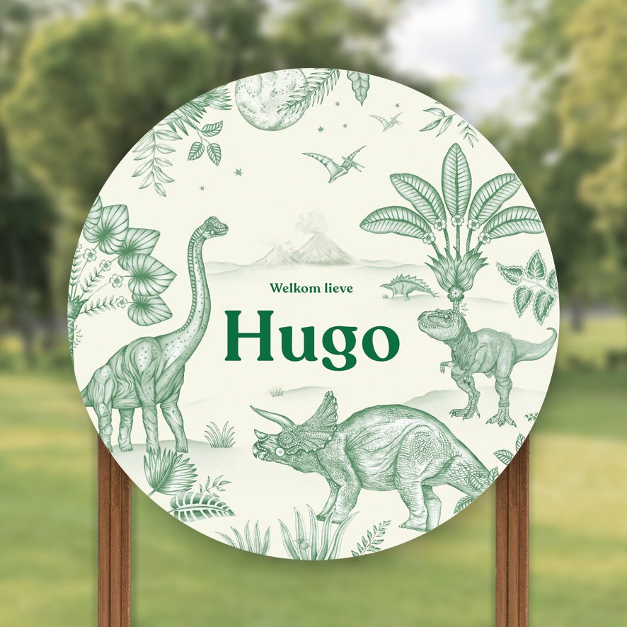 Tuinbord Dinoland - Story of July